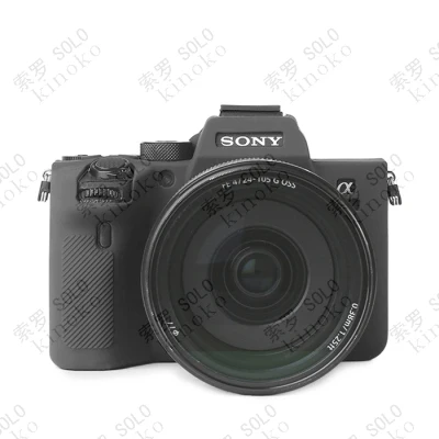 Роскошный мягкий силиконовый чехол для камеры для sony A7R4 A7M4 A7RM4 A7 IV A74 A92 A9M2 A9ii корпус сумка кожа брони протектор