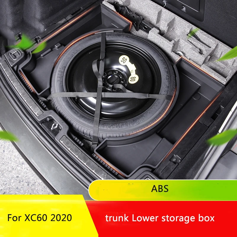 

For Volvo XC60 2018 2019 2020 2021 Trunk Storage Box Tail Box Storage Box