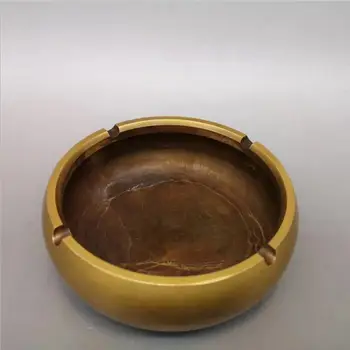 

Copper statue Factory direct sale ashtray copper ornament clean ashtray creative home office living room metal crafts
