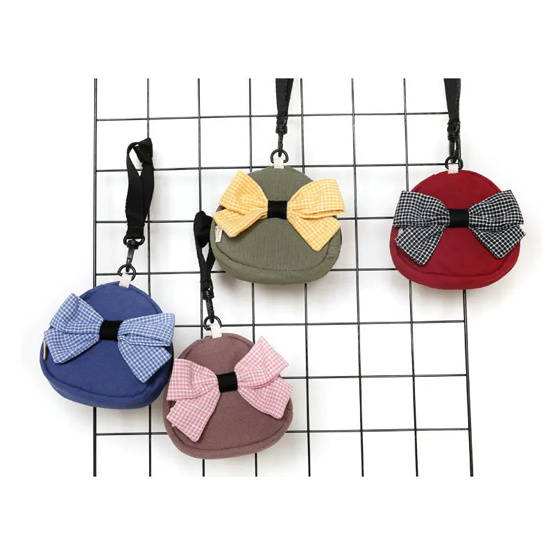 

Sansebuding Hipster Purse Women's Bow Students Simple Mini Wallet GIRL'S Online Celebrity Coin Bag