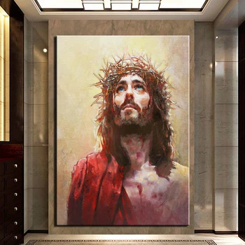 

Canvas Painting Home Art Christian Jesus Poster And Print Wall Art Picture Home Decor