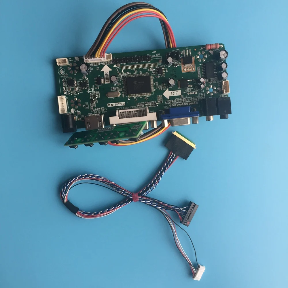 LED LCD HDMI LVDS DVI VGA Controller driver board diy for 40pin N173FGE-L12/L13 N173FGE-L21 1600X900 panel monitor | Компьютеры и офис