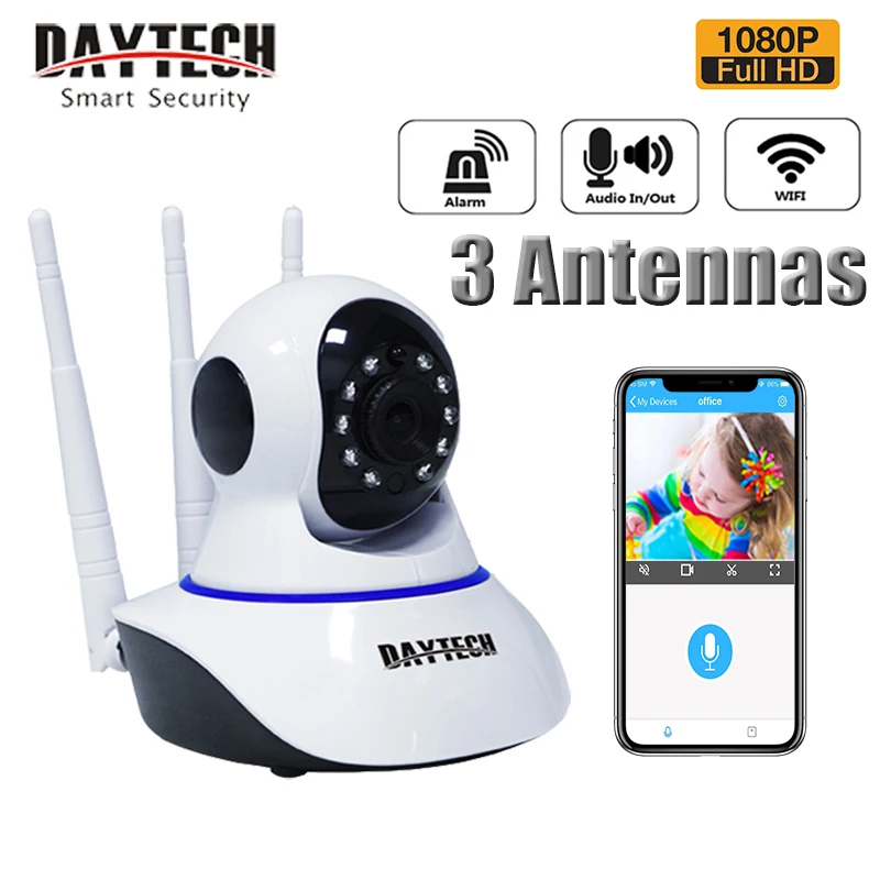 DAYTECH 1080 P Беспроводной IP Камера 2MP Wi Fi Home Security Камеры видеонаблюдения сети CCTV