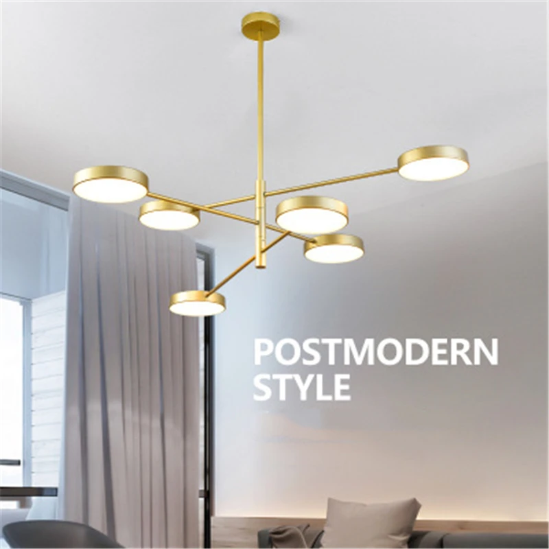 

Modern Minimalist Lighting Yard Home Living Room Lighting Creative Personality Bedroom Study Room Bar Lights Nordic Chandelier