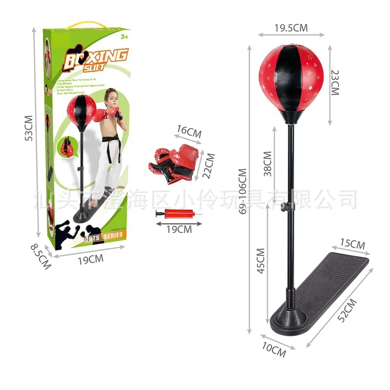 

Vertical Type Adult Children Tumbler Speed Ball Boxing Ball Inflatable Boxing Sandbag Vent Relaxation Boxing Combination