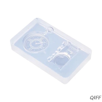 

3D Silicone Mold Retro Pocket Watch Camera Miniature Ornaments Mould Handmade Jewelry Mold DIY Making Tools
