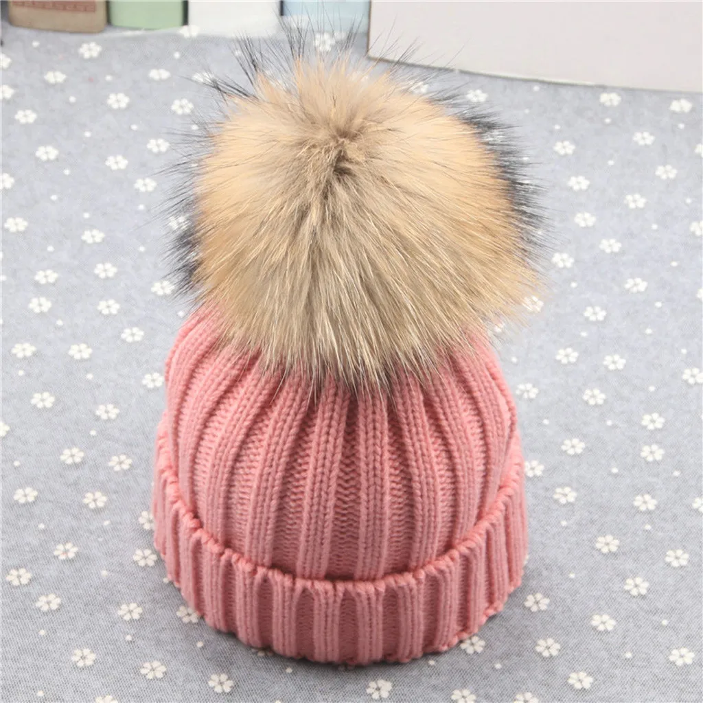 Женская мода зима конский хвост Лыжная вязаная шапочка для женщин крючком вязаная кепка для улицы красные шляпы для женщин осень с помпоном