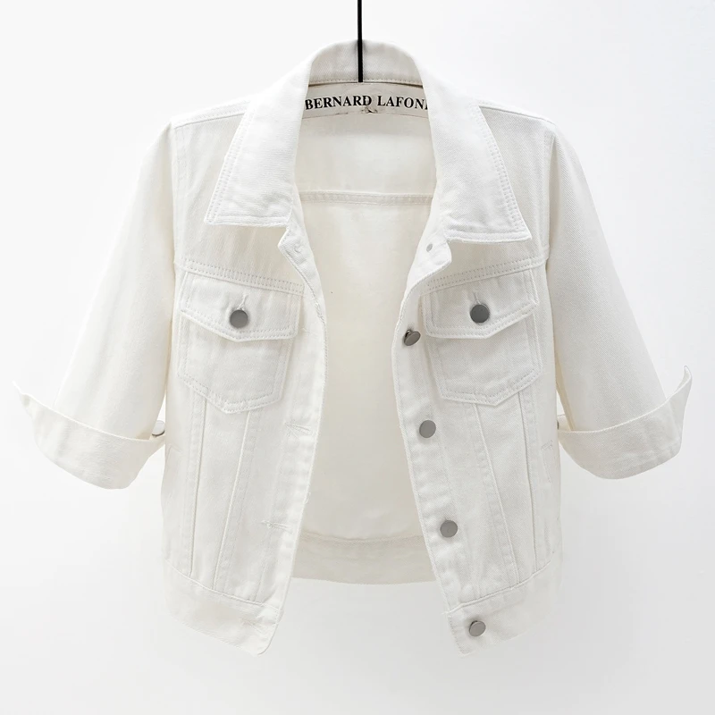 Korean Style Casual Short Denim Jacket 
