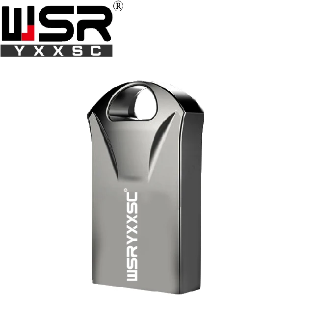 Dark gray usb 2,0 флеш-накопитель 32 Гб 64 Гб Супер Мини Металл высокая скорость 4 Гб Водонепроницаемый 8 Гб карта памяти 16 ГБ реальная емкость usb диск на ключ - Цвет: Dark gray