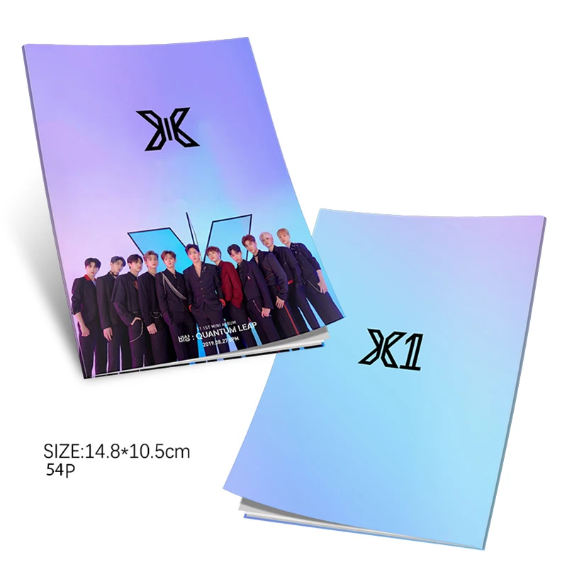Kpop Produce101 X1 новый альбом &ltQUANTUM LEAP&gt Мини фотоальбом модный K pop XONE Фотокарточка