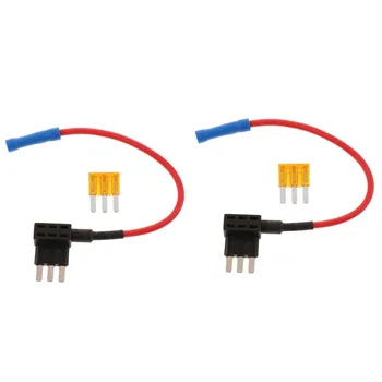 

2pcs ADD-A-Circuit Micro3 ATL Fuse-TAP Add ON Dual Circuit Adapter + 5A Fuse