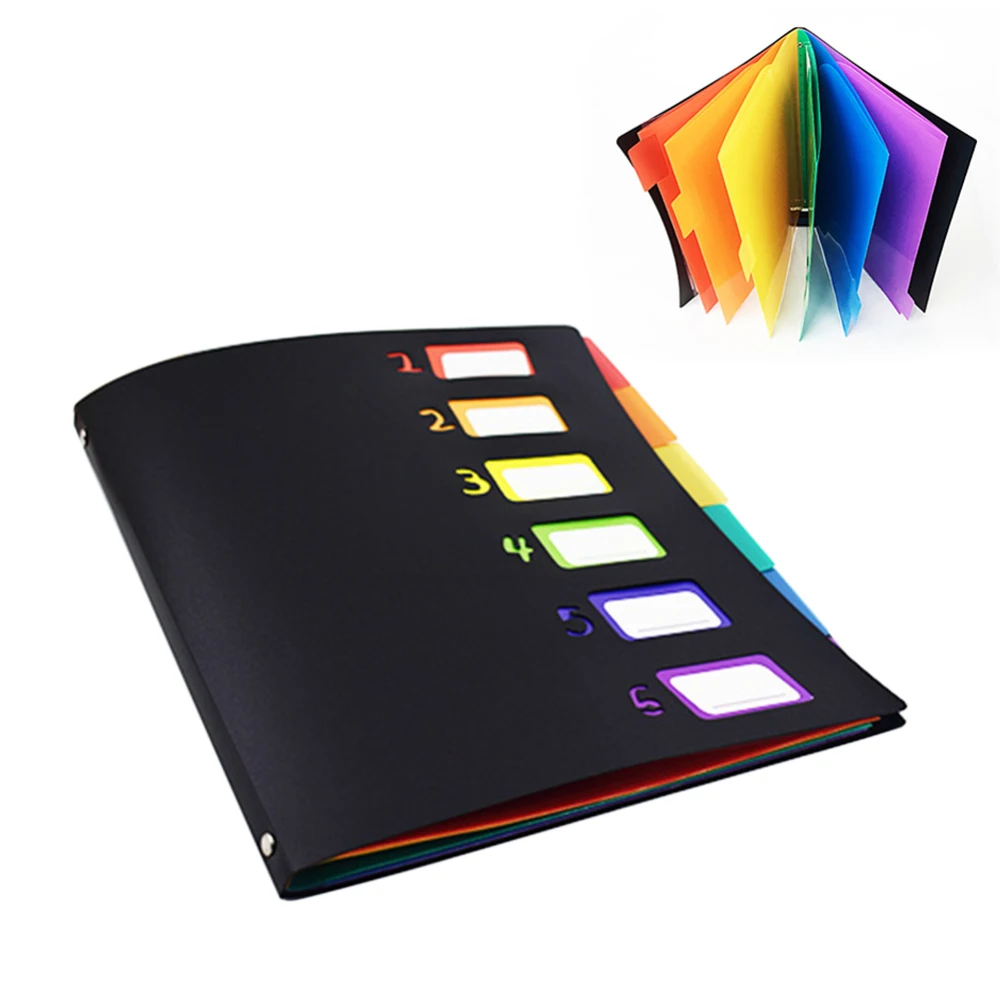 Органайзер для документов с 6 карманами портативный расширяющийся органайзер