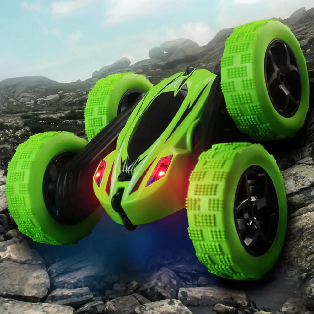 2,4G RC автомобиль трюк Дрифт деформация багги автомобиль Рок Гусеничный ролл автомобиль Высокая скорость 360 градусов флип радиоуправляемые трюковые автомобили игрушки