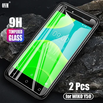 

Wiko Y50 2Pcs Tempered Glass For Wiko Y50 Glass Screen Protector 2.5D 9H Premium Tempered Glass Wiko Y50 Protective Film