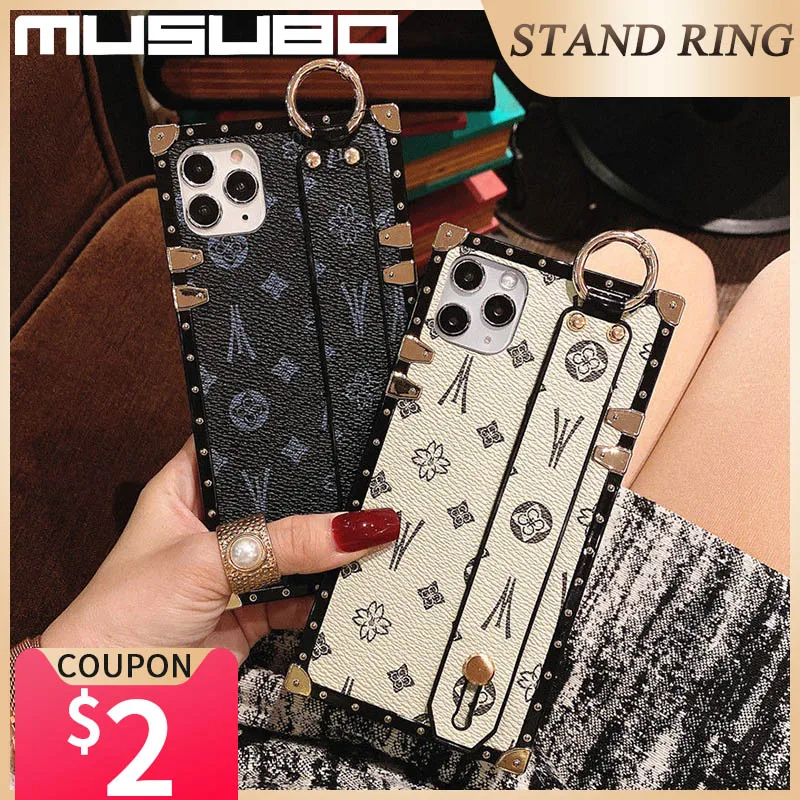 Custodie Per Telefono Con Cinturino Da Polso Musubo Per Samsung Galaxy S21 S22 S23 Ultra S20Fe Cover Retrò Luxury Galaxi A32 A52S A71 A13 Funda Girls