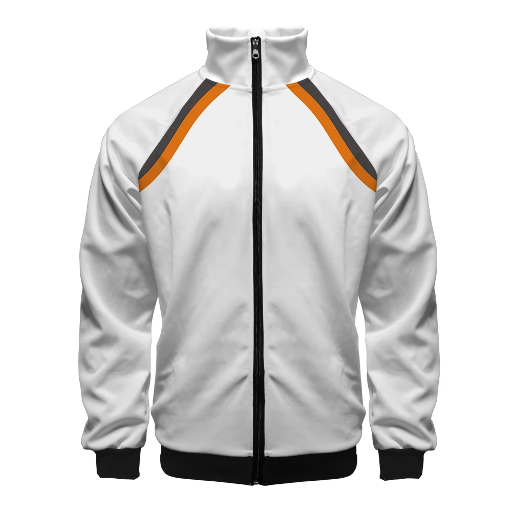 Haikyuu  Loose Casual Warm zipper Sweatshirt and