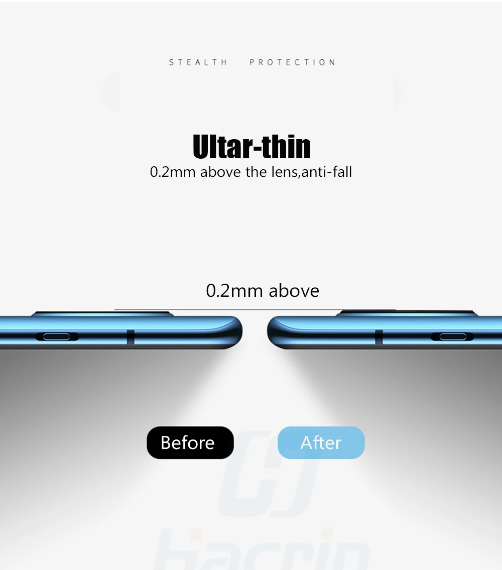 Hacrin объектив пленка для Oneplus 7 T Pro закаленное стекло задняя камера объектив пленка для One plus Oneplus 7 T 7 T камера защитная стеклянная пленка