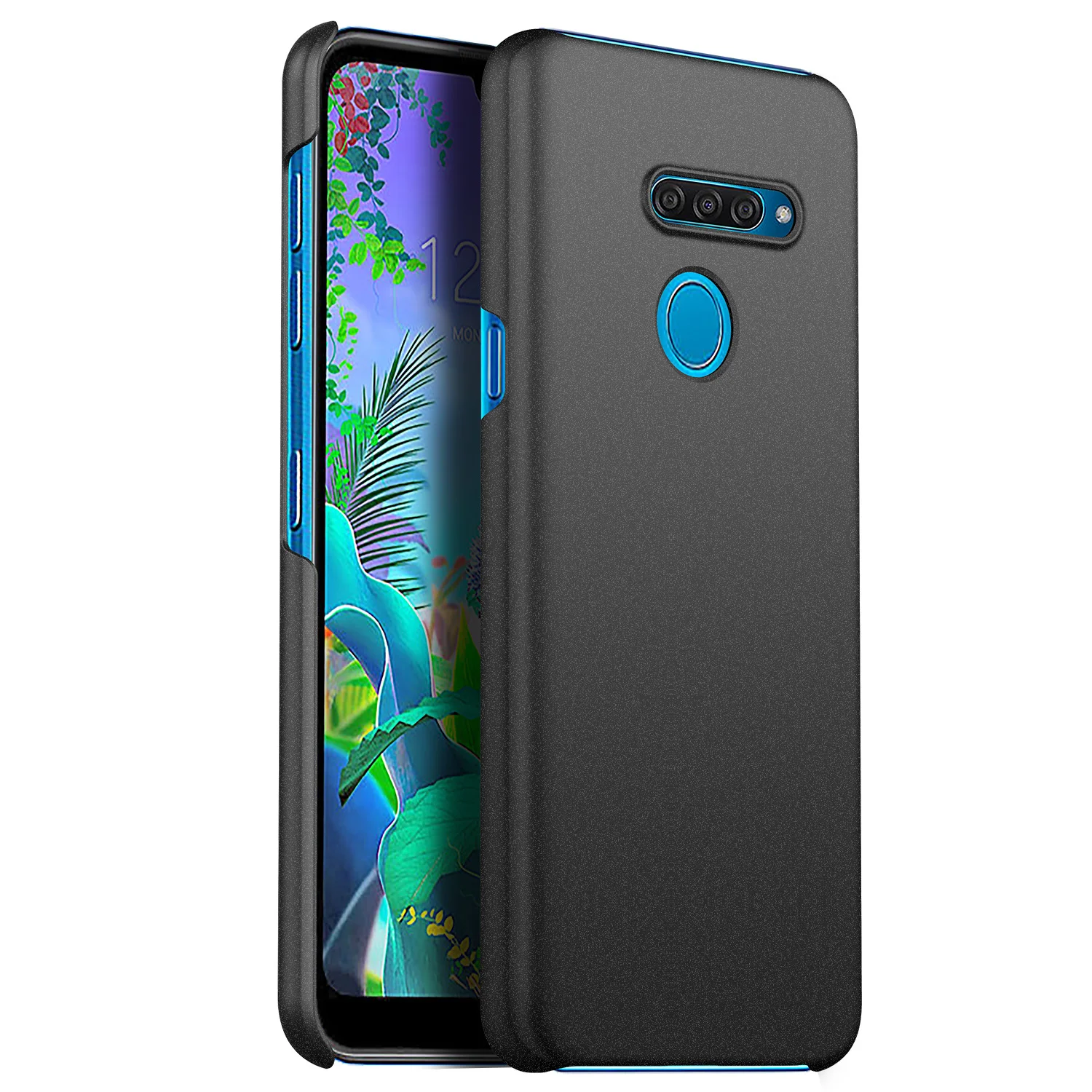 Matte Black Чехол для lg Q60 роскошный высококачественный Жесткий ПК Тонкий чехол матовый защитный чехол для телефона lg q60 - Цвет: Matte Black