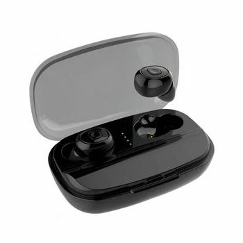 

SOONHUA Wireless Headphone BT 5.0 Earbuds Sports Earphone Caller ID Report With Ear Cap And Micro USB Cable