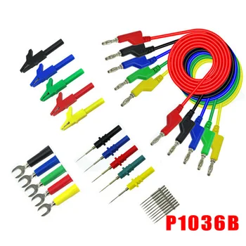 

5 Sets Banana Plug To-Banana-Plug Cable Measuring Wire 4mm P1036A P1036B P1036 Multimeter Test Leads