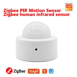 Tuya Zigbee3.0 Human Body Sensor Wireless Smart Body Movement PIR Motion Sensor Work With Gateway Support Smart Life Anti-theft