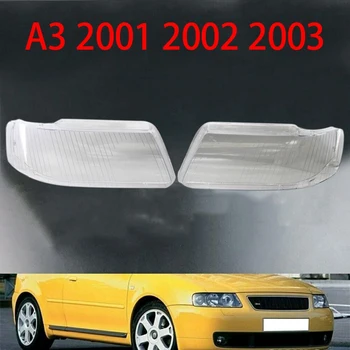 

NEW-Headlight Shell Car Headlight Lens Shell Cover for A3 2001-2003 8L0941003K 8L0941004K
