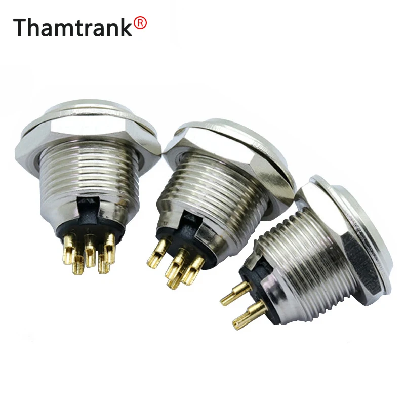10 шт./лот Mini XLR 3Pin 4Pin 5Pin штекер Панель Шасси гнездо винтовое крепление маленькая
