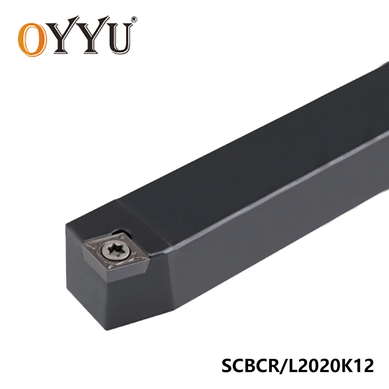 

OYYU SCBCR2020 Turning Tool Holder SCBCR SCBCR2020K12 Tungsten Carbide Inserts SCBCL2020K12 CCMT120404 SCBCL CNC Lathe Tools