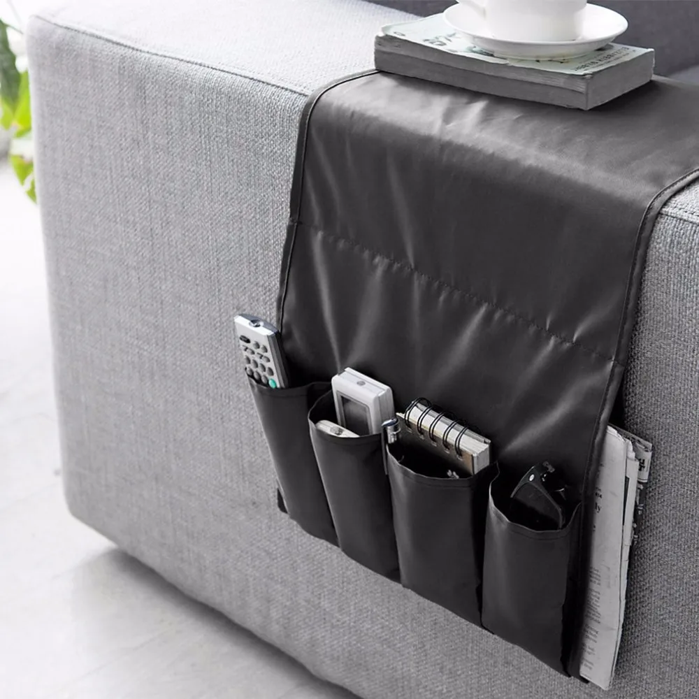 

Sofa Couch Storage Bag Chair Armrest Caddy Pocket Organizer Storage Multipockets For Books Phone Remote Controller Bag Organizer