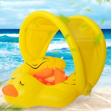 Baby Swimming ring with awning for 0-6 Age Childrens sun shading swim circle pool float inflatable buoy PVC rubber ring toys Water Sports Baby Swimming ring with awning for 0-6 Age Childrens sun shading swim circle pool float inflatable buoy PVC rubber ring toys Water Sports