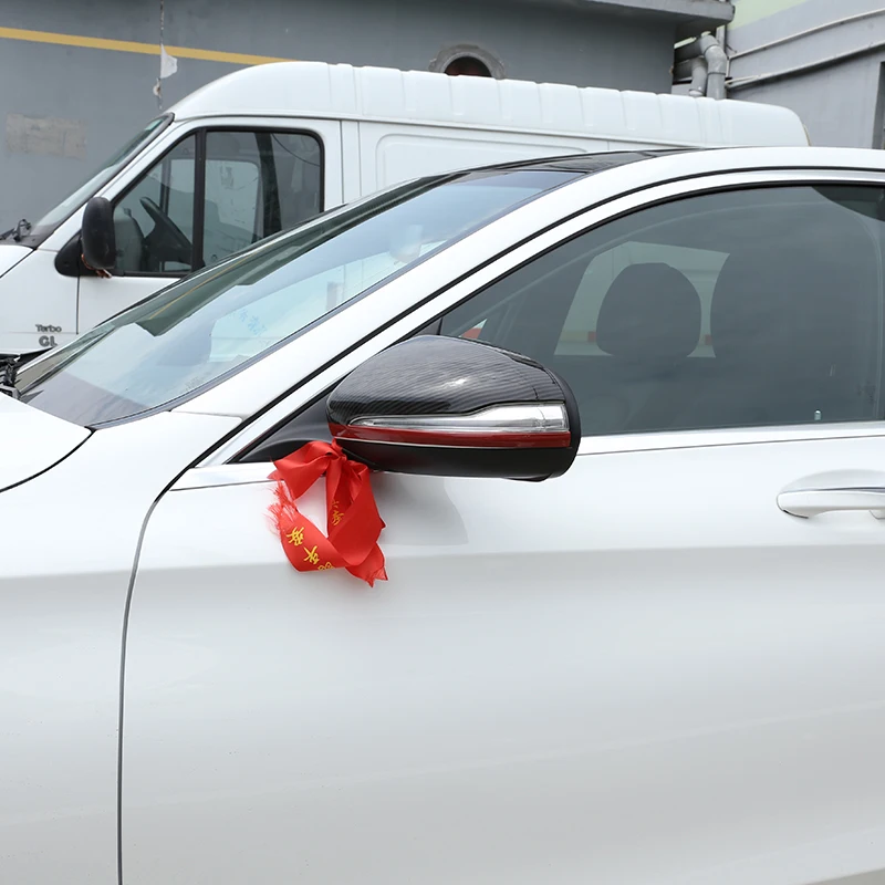 Для LHD 2 шт. ABS автомобильное зеркало заднего вида Крышка Накладка для Mercedes Benz C W205 E W213 glc-класс X253 S класс W222 аксессуары