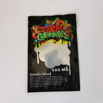 

500mg Edibles Dank Gummies Bags Packaging Worms Edibles Bears Cubes Gummy Bags For Dry Herb Flower jiVuV