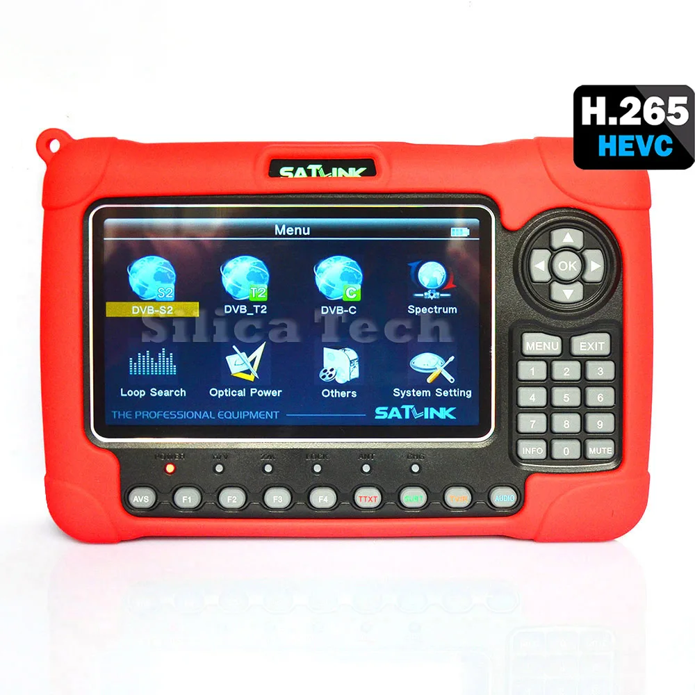 SATLINK WS 6980 DVB S2/DVB C/DVB T2 комбинированный измеритель оптической мощности обнаружения