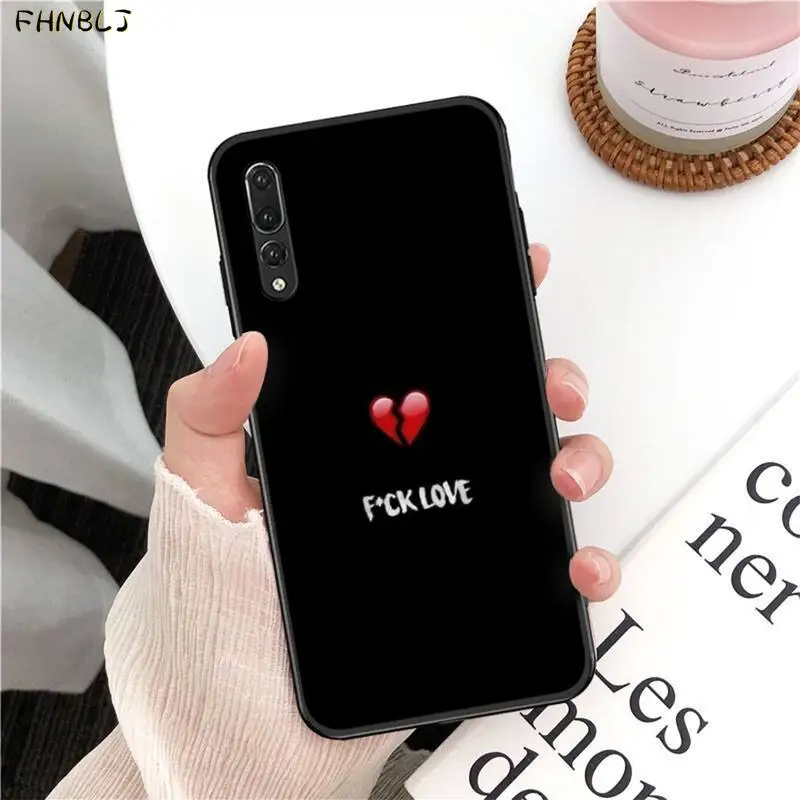 FHNBLJ чехол для телефона с разбитым сердцем huawei p10 lite p20 P40 pro p30 psmart 2019|Бамперы| |