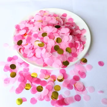 

scraps, round pieces, sequins, 1.5 wedding petals, accessories, transparent balloons, fillers, paper pieces, Amazon