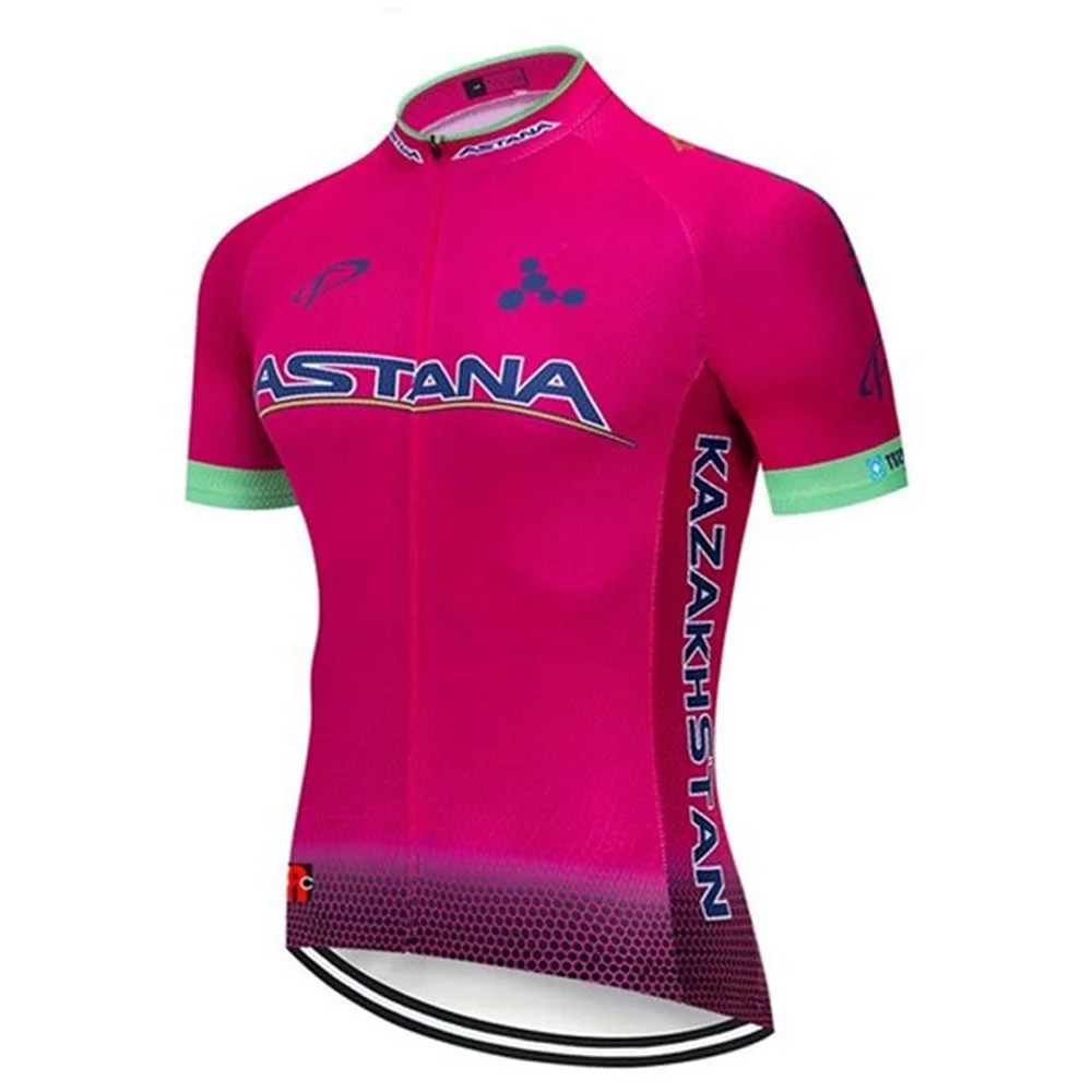 Ropa ciclismo ASTANA pro велосипедная футболка bicicleta с коротким рукавом для шоссейного велосипеда летняя быстросохнущая велосипедная одежда A7