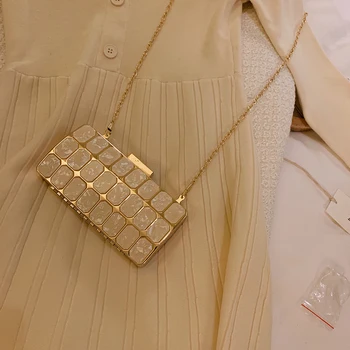 

ANLI STYLE 2020 new clutch bag banquet bag cross-body bag temperament versatile with ins super hot single shoulder
