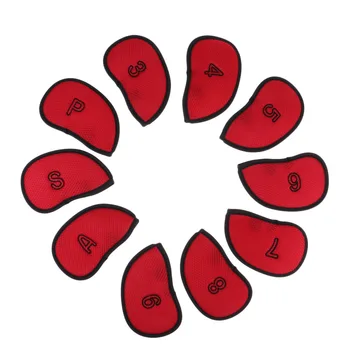 

10-Pack Golf Iron Headcovers Wedge Iron Protective Head Cover Golf Accessories for Avid Golfers