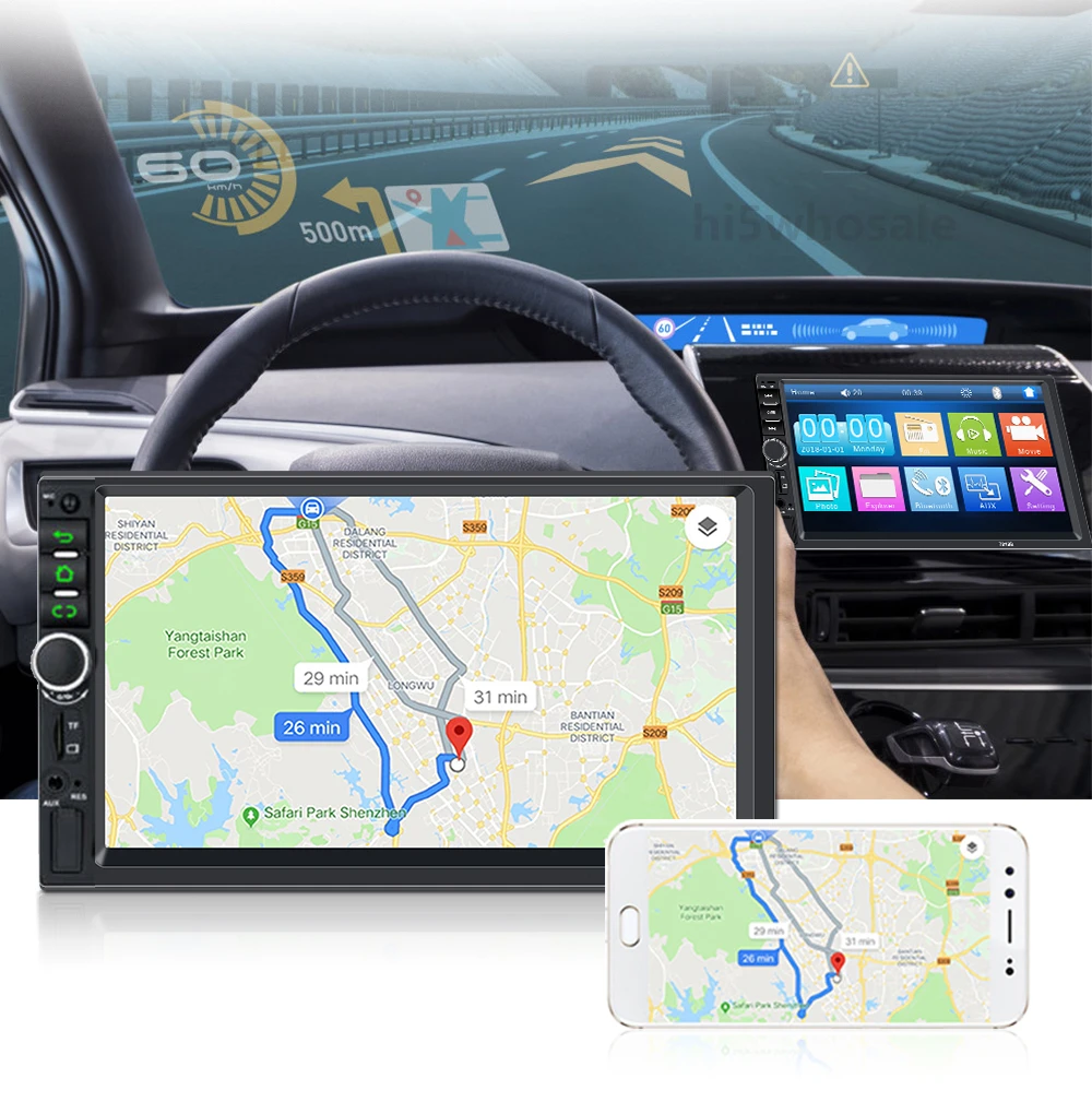 2din Car Radio 7 Android 10 0 Hd Autoradio Multimedia Player Touch Screen Audio Stereo Mp5 Bluetooth Usb Tf Fm Wifi Mirror Link Car Multimedia Player Aliexpress