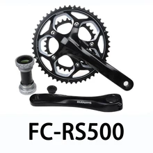 FC RS500 Шатун 2x11 скорость 50-34T с BB4600 Кривошип 170 мм MTB дорожный велосипед части горная цепь