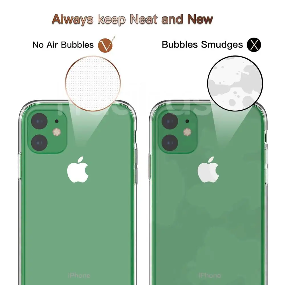 Прозрачный силиконовый чехол для iPhone 11 2019 ультратонкий прозрачный мягкий из ТПУ