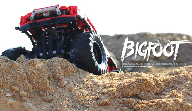 XQ1212 Technic автомобильные игрушки MOC-26278 Монстры модель грузового автомобиля внедорожник внедорожный автомобиль строительные блоки кирпичи детские рождественские подарки