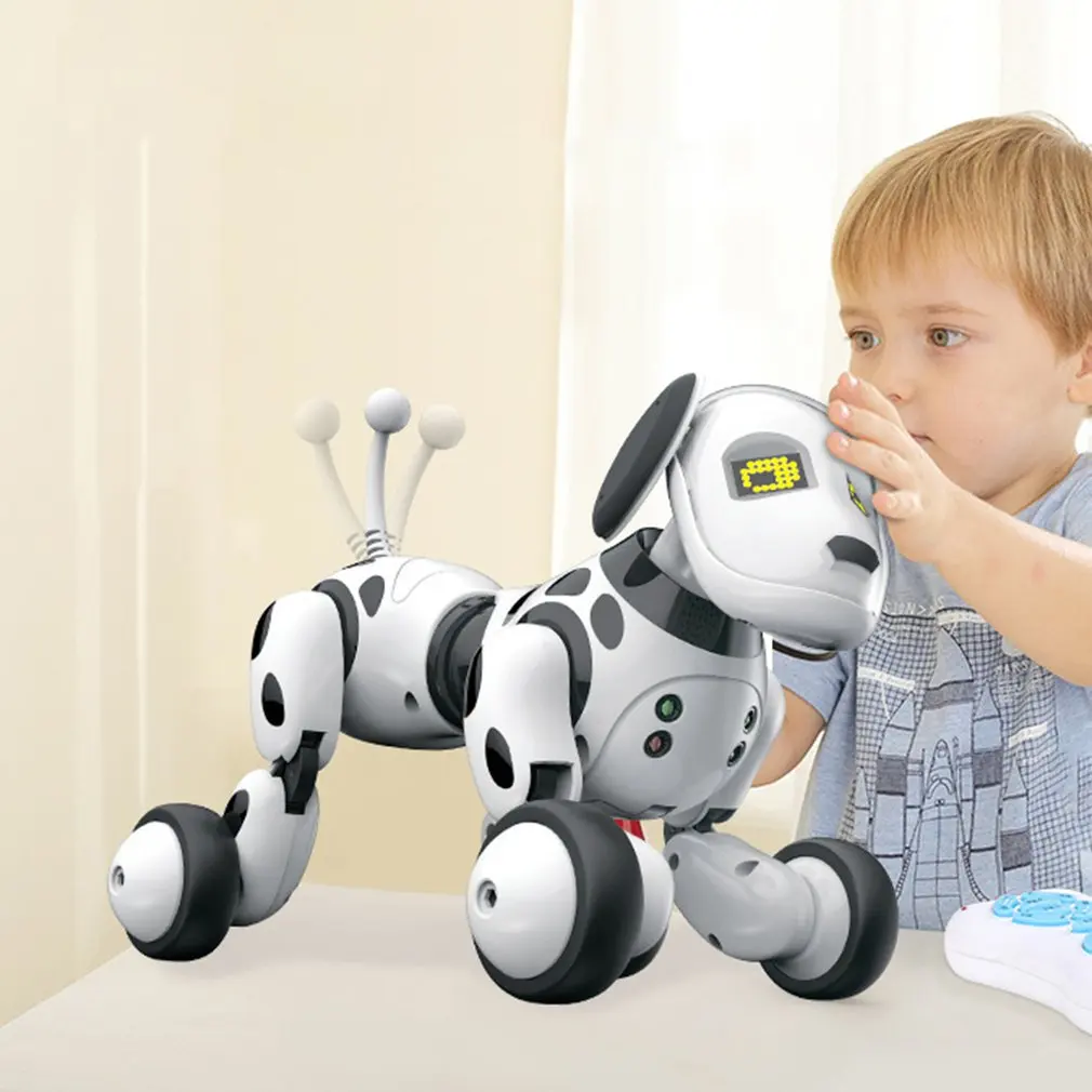 Electric remote control intelligent robot dog children's educational early childhood parent-child interactive toy Hot! | Игрушки и