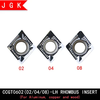 

CCMT Turning tool CCGT0602 02 04 08 CCGT060208 CCGT060204 CCGT060202 insert and SCLC tool rod for Aluminum, copper and wood