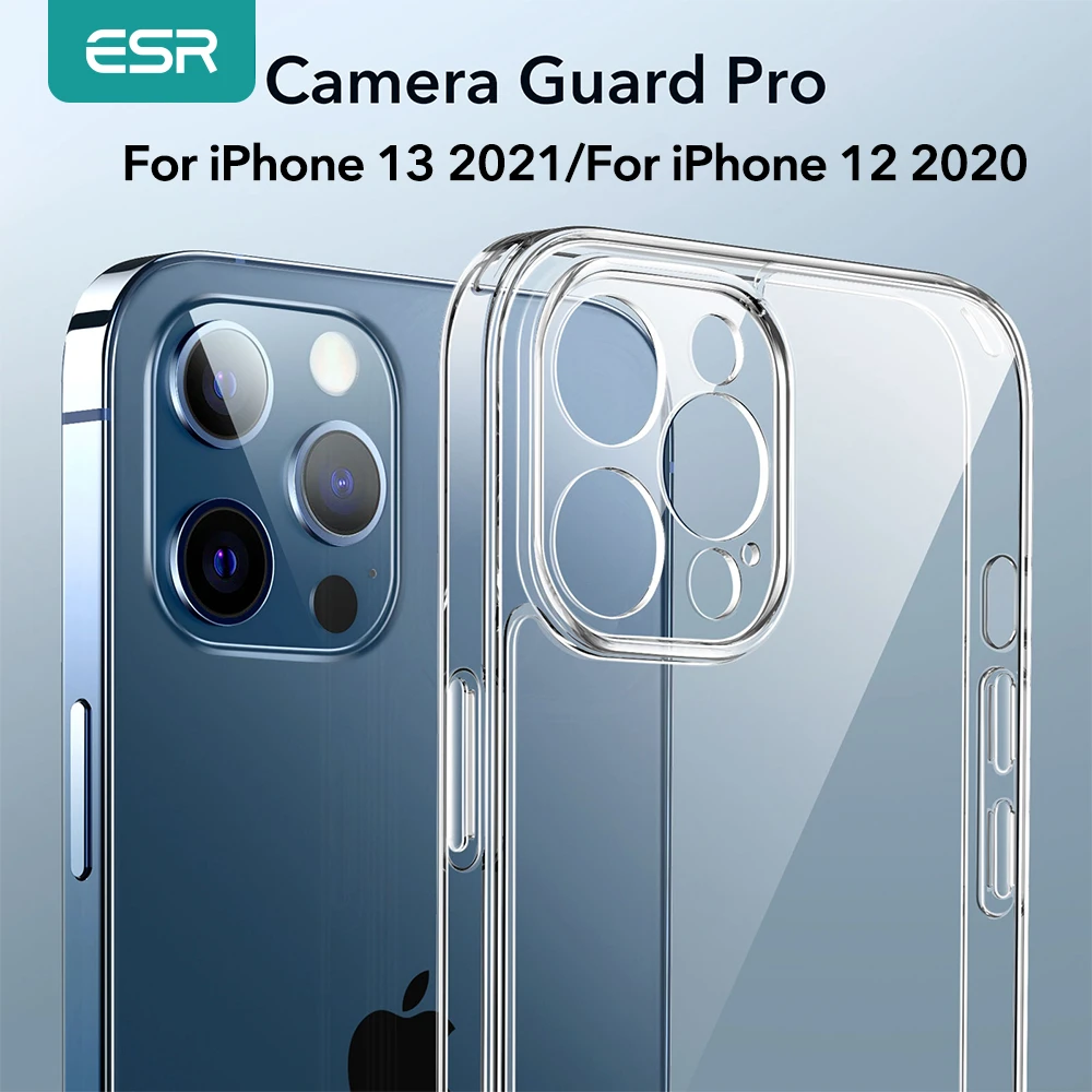 ESR for iPhone 13 Pro Case for iPhone 13 Pro Max for iPhone 12 13 Clear Full Len Protective Transparent Cover Hard Back Case best cases for iphone 13 pro max