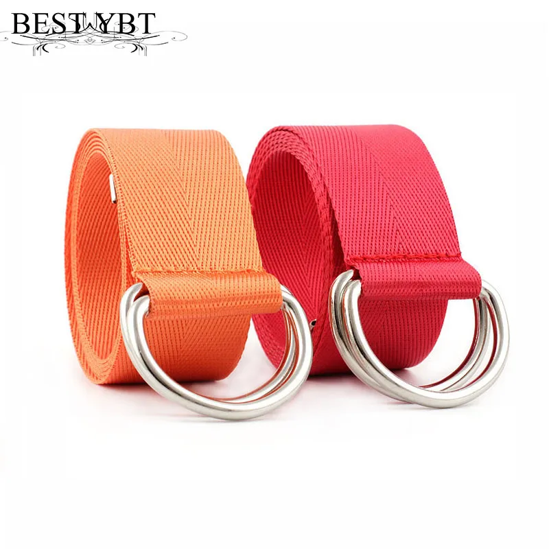 Kids Orange D Ring Belt