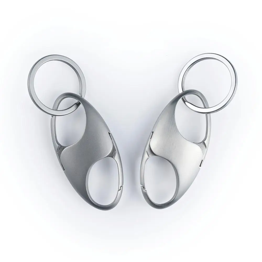 304 Stainless Steel Luxury Hook Men Women Key Chain Car Keychain Creative Shape Key Ring Holder Bag Charm Pendant Accessory