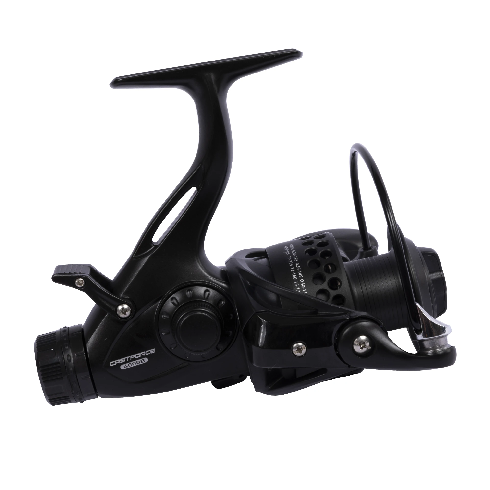 MIFINE CASTFORCE Double Brake Spinning Fishing Reel 10KG Max Drag 5.1:1 Gear Ratio Freshwater Carp Fishing Coil