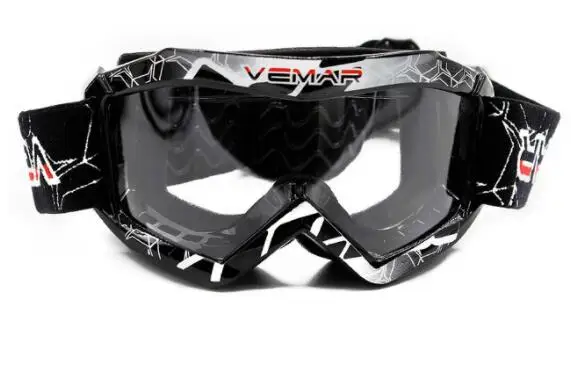 Motorcycle Goggles Clear Kids MX MTB Off-Road Dirt Kid Bike Goggles For Motocross Helmet gafas Moto Racing Child Glasses Black