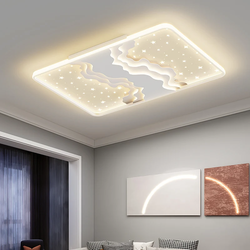 ModernLED Chandelier Living Room kid bedroom hanging lamps for ceiling lustre star effect indoor lighting Drop shipping Hot sale